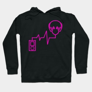 My music, my pulse Hoodie